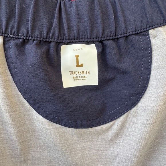 Men tracksmith navy blue shorts - Picture 5 of 11